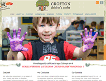 Tablet Screenshot of croftonchildren.com